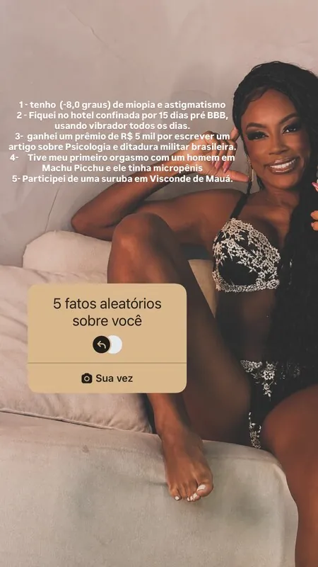 Lumena Aleluia (ex-BBB) camshow